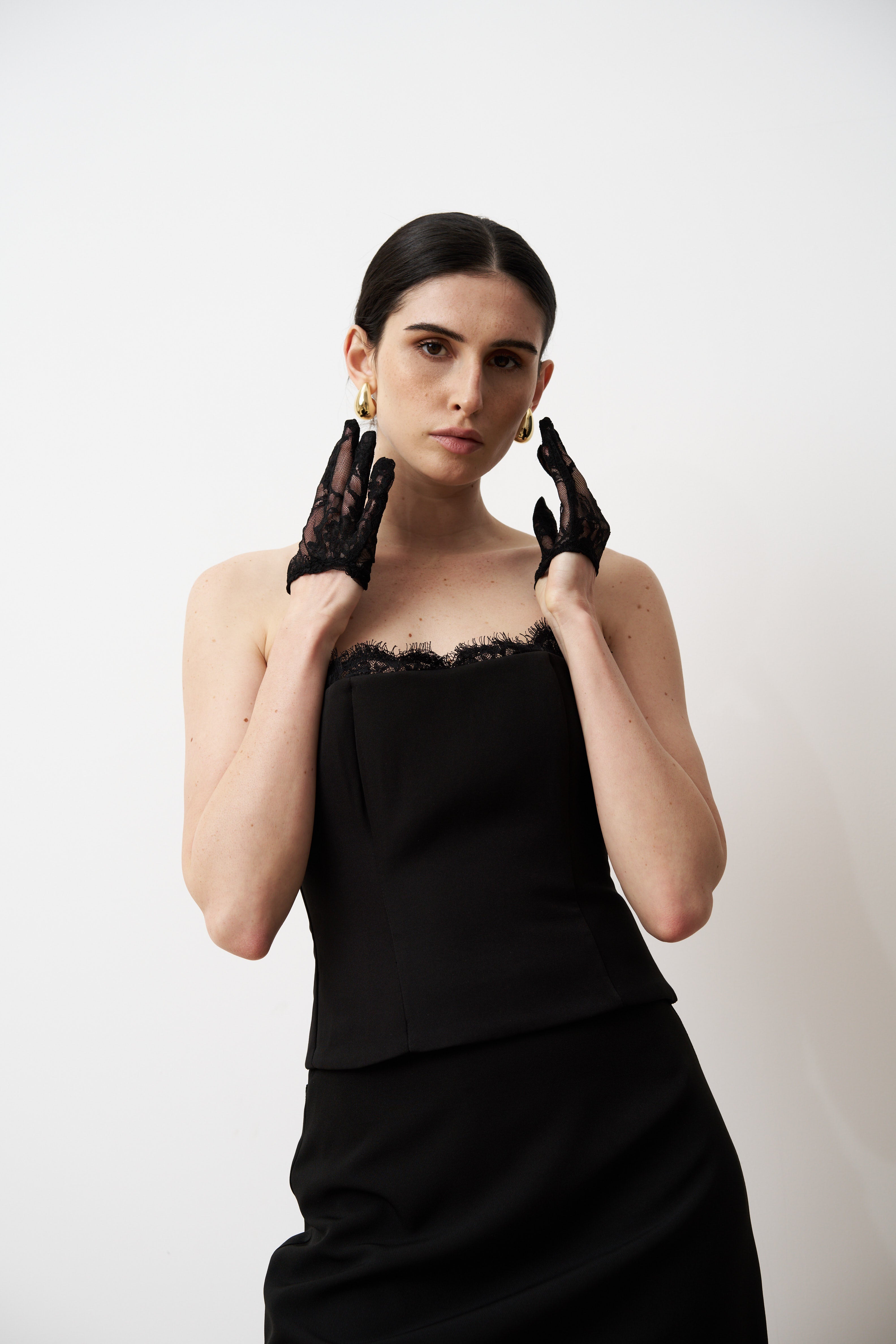 ELISE Contour lace gloves